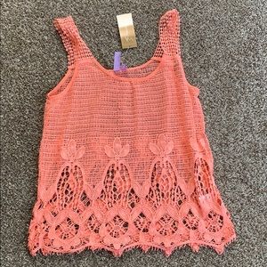 Knitted tank